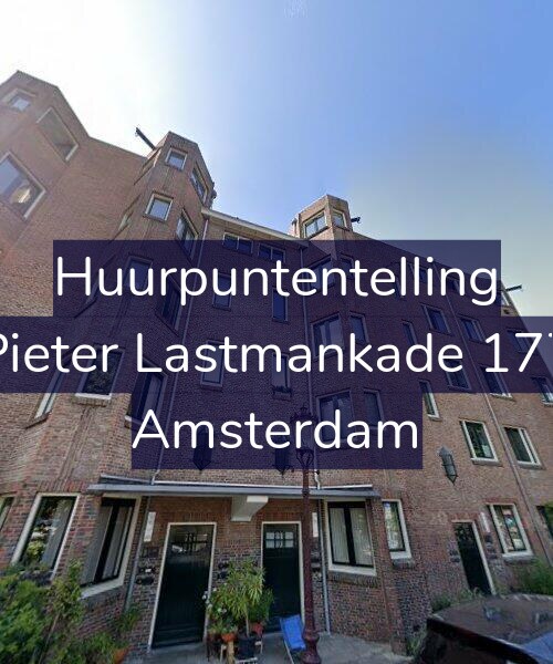 Foto gevel Huurpuntentelling voor Pieter Lastmankade 177, Amsterdam