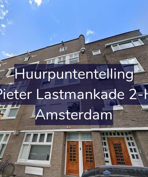 Foto gevel Huurpuntentelling voor Pieter Lastmankade 2-H, Amsterdam