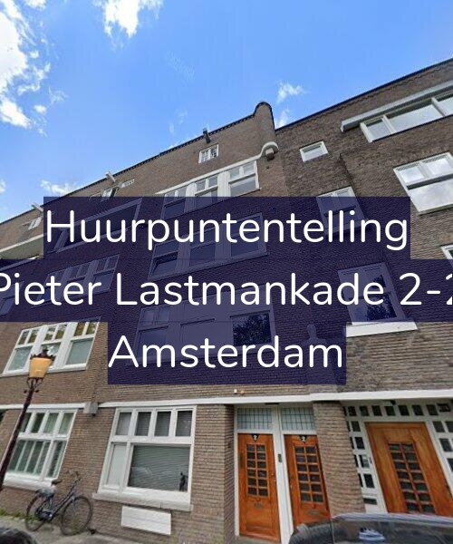 Foto gevel Huurpuntentelling voor Pieter Lastmankade 2-2, Amsterdam
