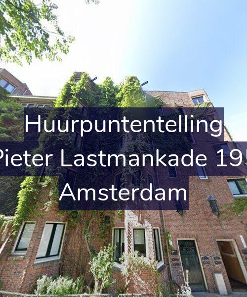 Foto gevel Huurpuntentelling voor Pieter Lastmankade 195, Amsterdam