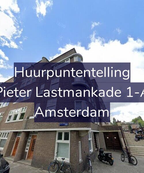 Foto gevel Huurpuntentelling voor Pieter Lastmankade 1-A, Amsterdam