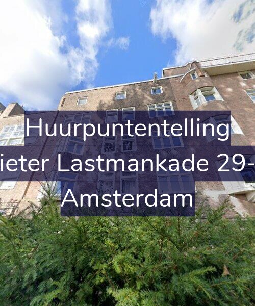 Foto gevel Huurpuntentelling voor Pieter Lastmankade 29-3, Amsterdam