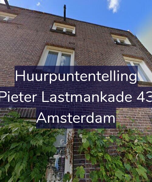 Foto gevel Huurpuntentelling voor Pieter Lastmankade 43, Amsterdam