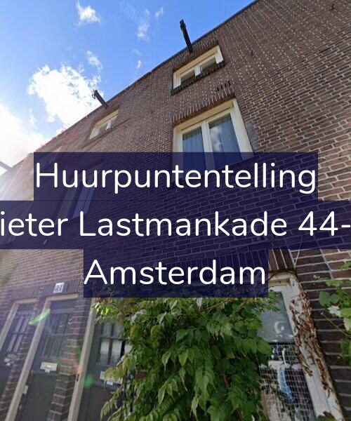 Foto gevel Huurpuntentelling voor Pieter Lastmankade 44-1, Amsterdam