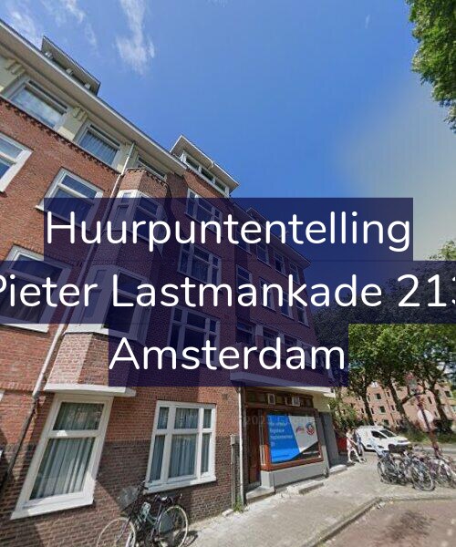 Foto gevel Huurpuntentelling voor Pieter Lastmankade 213, Amsterdam