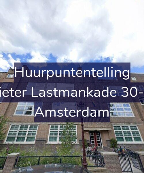 Foto gevel Huurpuntentelling voor Pieter Lastmankade 30-D, Amsterdam