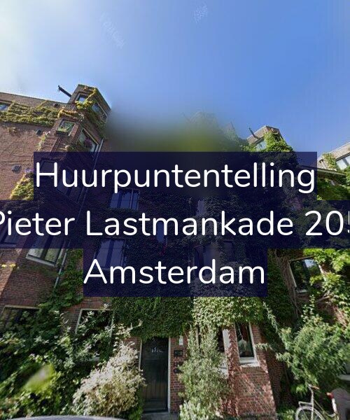 Foto gevel Huurpuntentelling voor Pieter Lastmankade 205, Amsterdam