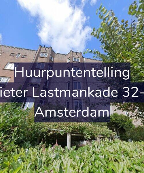Foto gevel Huurpuntentelling voor Pieter Lastmankade 32-2, Amsterdam