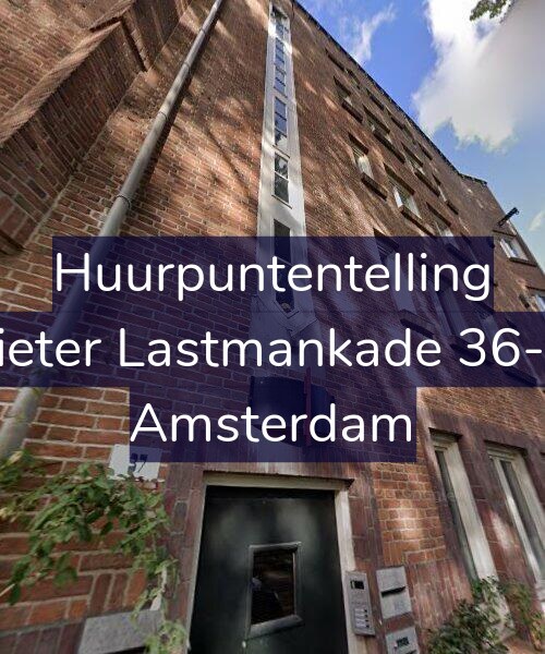 Foto gevel Huurpuntentelling voor Pieter Lastmankade 36-H, Amsterdam