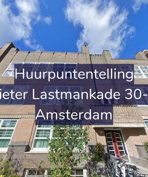 Foto gevel Huurpuntentelling voor Pieter Lastmankade 30-A, Amsterdam