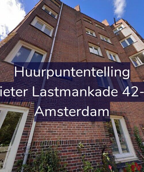 Foto gevel Huurpuntentelling voor Pieter Lastmankade 42-3, Amsterdam