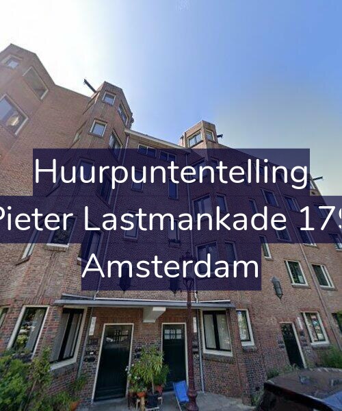Foto gevel Huurpuntentelling voor Pieter Lastmankade 179, Amsterdam