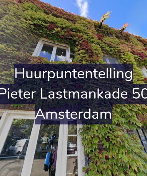 Foto gevel Huurpuntentelling voor Pieter Lastmankade 50, Amsterdam