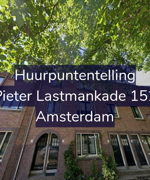 Foto gevel Huurpuntentelling voor Pieter Lastmankade 152, Amsterdam