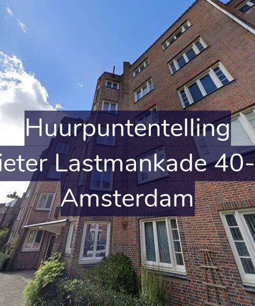 Foto gevel Huurpuntentelling voor Pieter Lastmankade 40-H, Amsterdam