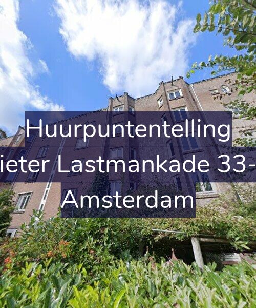 Foto gevel Huurpuntentelling voor Pieter Lastmankade 33-1, Amsterdam