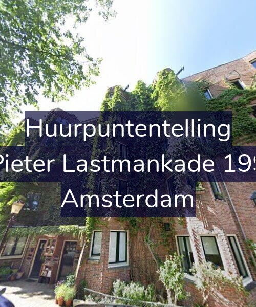Foto gevel Huurpuntentelling voor Pieter Lastmankade 199, Amsterdam
