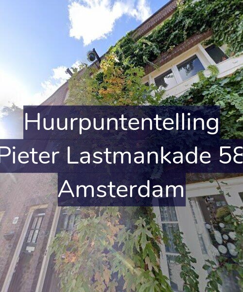Foto gevel Huurpuntentelling voor Pieter Lastmankade 58, Amsterdam