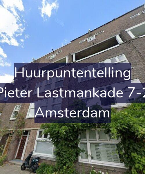 Foto gevel Huurpuntentelling voor Pieter Lastmankade 7-2, Amsterdam