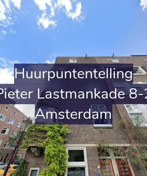 Foto gevel Huurpuntentelling voor Pieter Lastmankade 8-2, Amsterdam