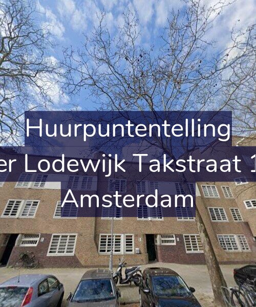 Foto gevel Huurpuntentelling voor Pieter Lodewijk Takstraat 10-C, Amsterdam