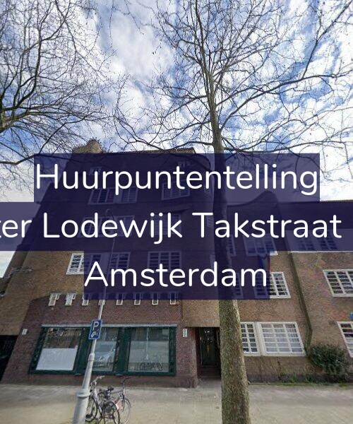 Foto gevel Huurpuntentelling voor Pieter Lodewijk Takstraat 3-D, Amsterdam