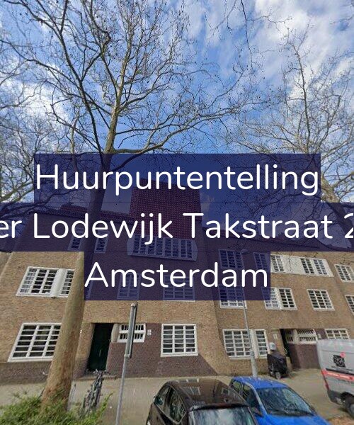 Foto gevel Huurpuntentelling voor Pieter Lodewijk Takstraat 26-A, Amsterdam