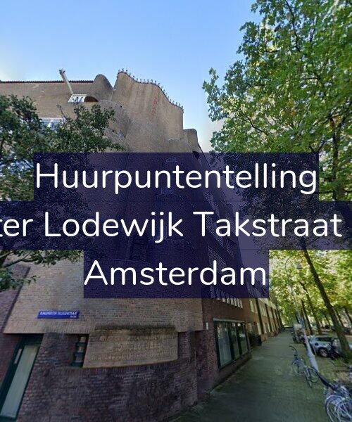 Foto gevel Huurpuntentelling voor Pieter Lodewijk Takstraat 1-C, Amsterdam