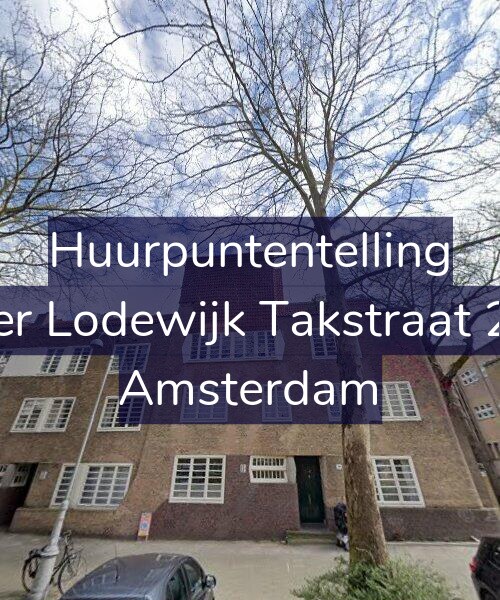 Foto gevel Huurpuntentelling voor Pieter Lodewijk Takstraat 27-B, Amsterdam