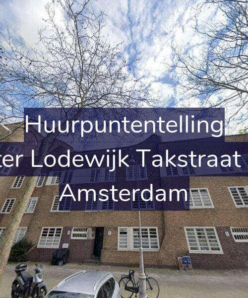 Foto gevel Huurpuntentelling voor Pieter Lodewijk Takstraat 9-B, Amsterdam