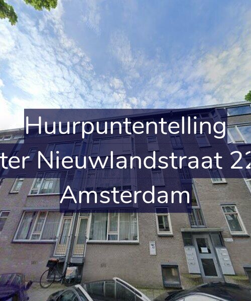 Foto gevel Huurpuntentelling voor Pieter Nieuwlandstraat 22-B, Amsterdam