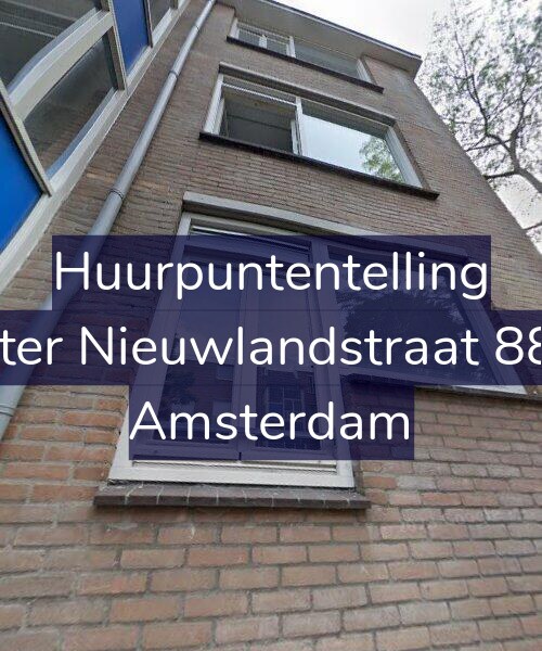 Foto gevel Huurpuntentelling voor Pieter Nieuwlandstraat 88-A, Amsterdam