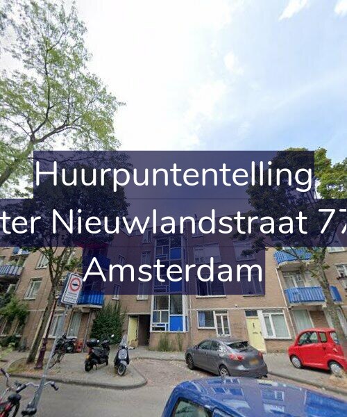 Foto gevel Huurpuntentelling voor Pieter Nieuwlandstraat 77-B, Amsterdam