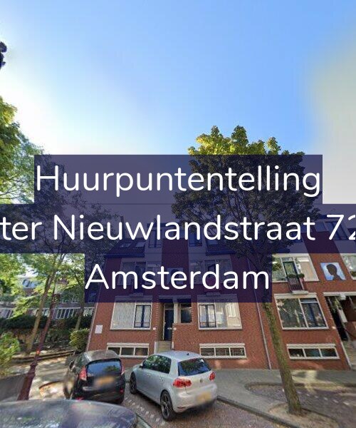 Foto gevel Huurpuntentelling voor Pieter Nieuwlandstraat 72-C, Amsterdam