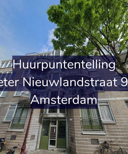 Foto gevel Huurpuntentelling voor Pieter Nieuwlandstraat 9-B, Amsterdam