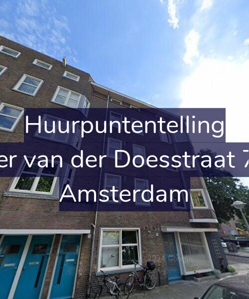 Foto gevel Huurpuntentelling voor Pieter van der Doesstraat 73-1, Amsterdam