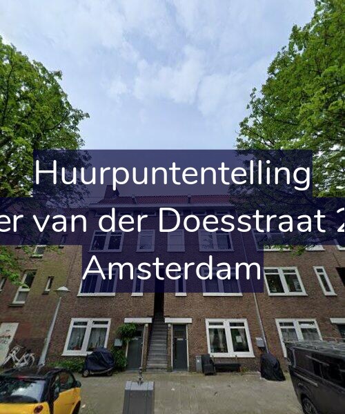 Foto gevel Huurpuntentelling voor Pieter van der Doesstraat 21-1, Amsterdam