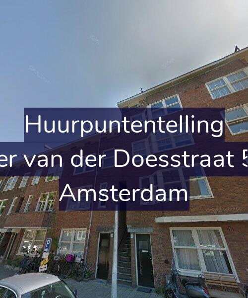 Foto gevel Huurpuntentelling voor Pieter van der Doesstraat 52-2, Amsterdam