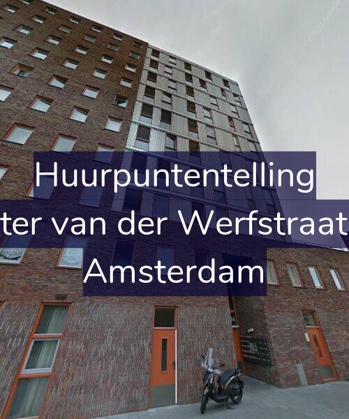 Foto gevel Huurpuntentelling voor Pieter van der Werfstraat 58, Amsterdam