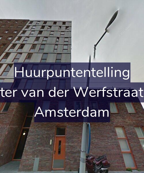 Foto gevel Huurpuntentelling voor Pieter van der Werfstraat 74, Amsterdam