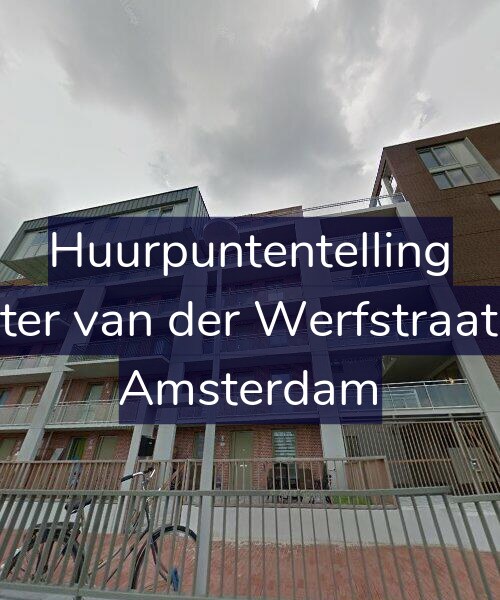 Foto gevel Huurpuntentelling voor Pieter van der Werfstraat 63, Amsterdam