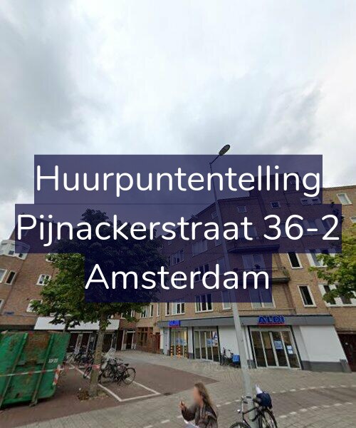 Foto gevel Huurpuntentelling voor Pijnackerstraat 36-2, Amsterdam