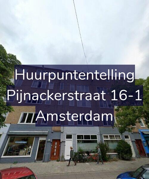 Foto gevel Huurpuntentelling voor Pijnackerstraat 16-1, Amsterdam