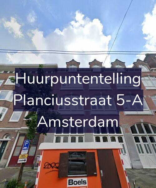 Foto gevel Huurpuntentelling voor Planciusstraat 5-A, Amsterdam