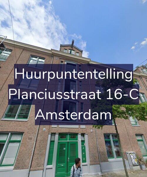 Foto gevel Huurpuntentelling voor Planciusstraat 16-C, Amsterdam