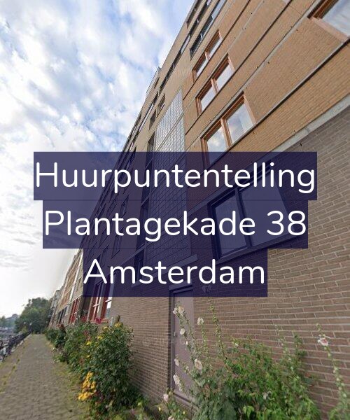 Foto gevel Huurpuntentelling voor Plantagekade 38, Amsterdam