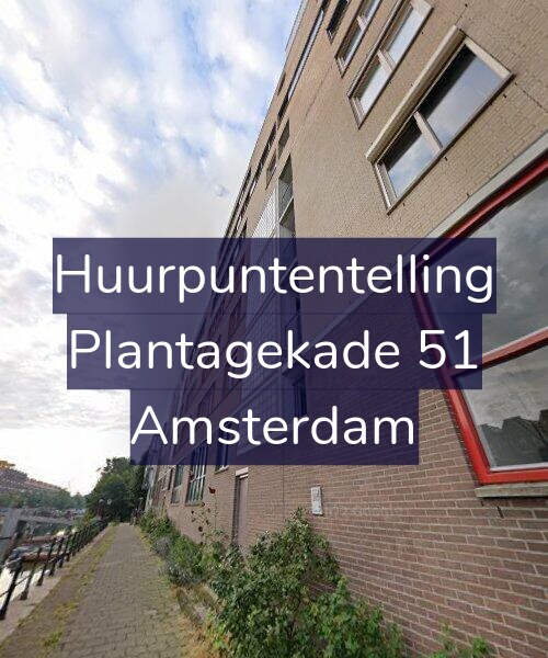 Foto gevel Huurpuntentelling voor Plantagekade 51, Amsterdam