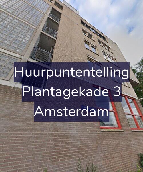 Foto gevel Huurpuntentelling voor Plantagekade 3, Amsterdam