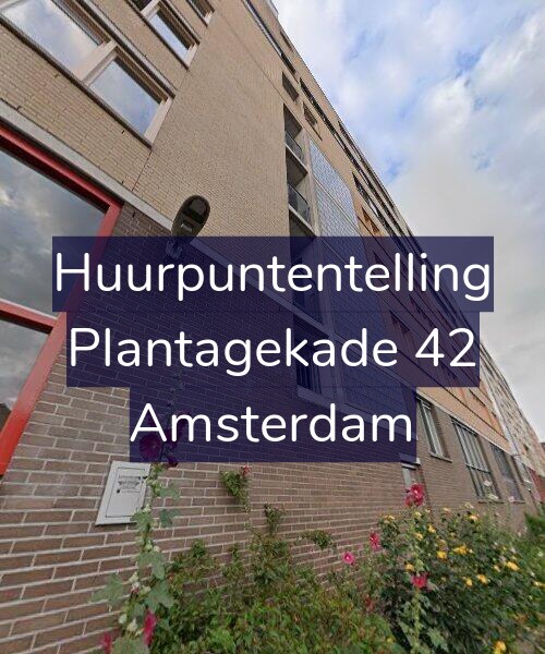 Foto gevel Huurpuntentelling voor Plantagekade 42, Amsterdam