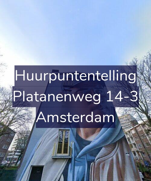 Foto gevel Huurpuntentelling voor Platanenweg 14-3, Amsterdam
